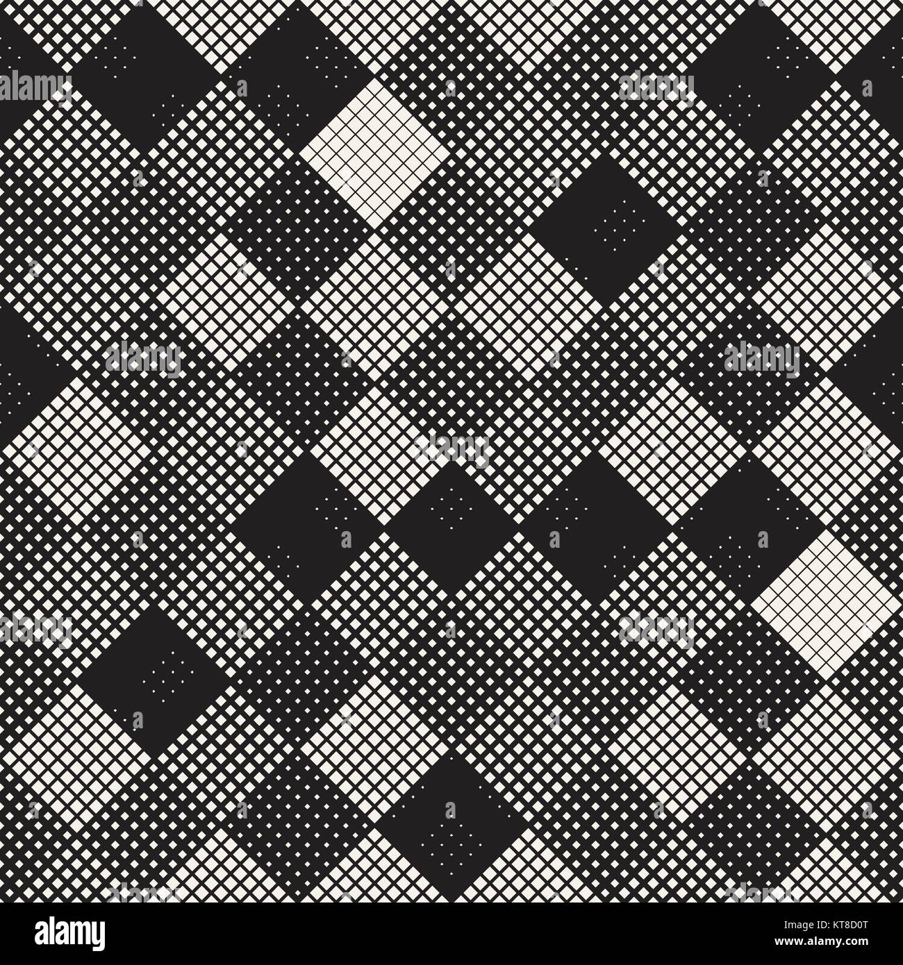 Modern Stylish Halftone Texture. Endless Abstract Background With ...