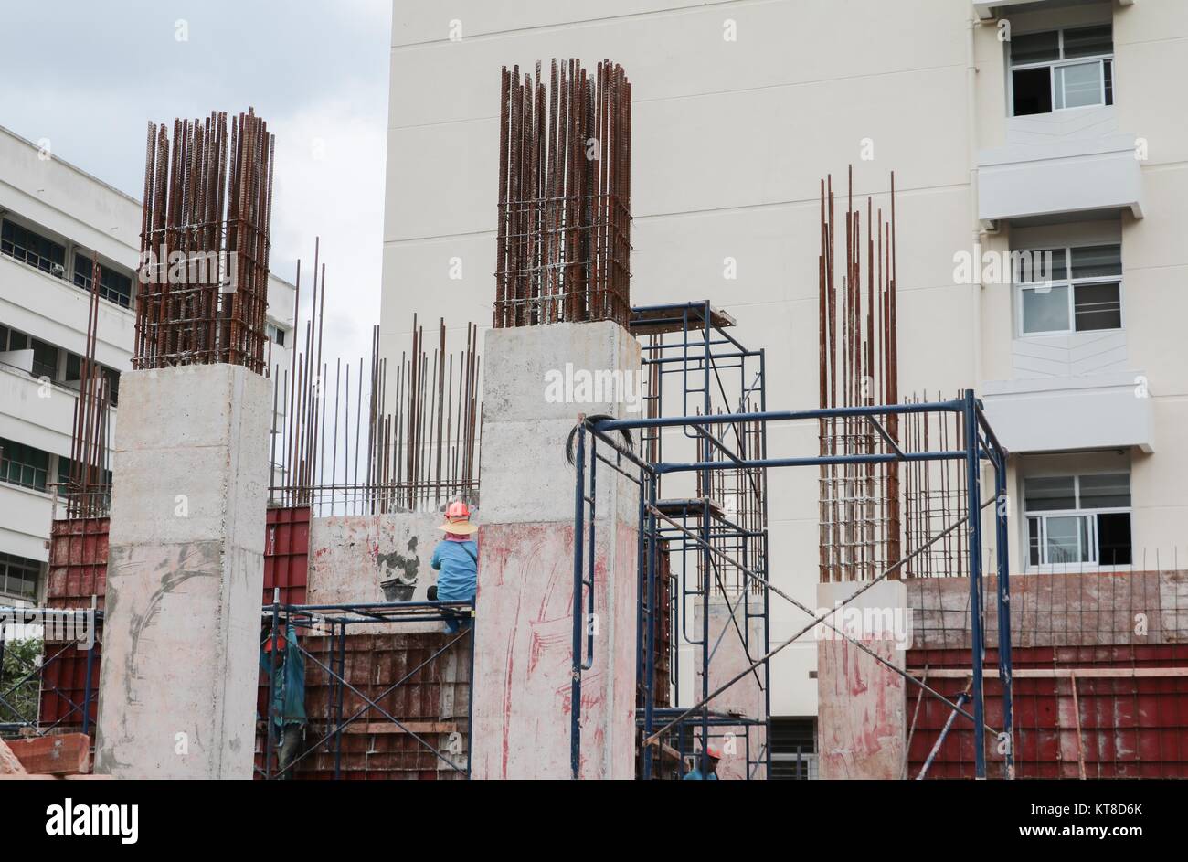 construction bunting in building site workplace Stock Photo Alamy