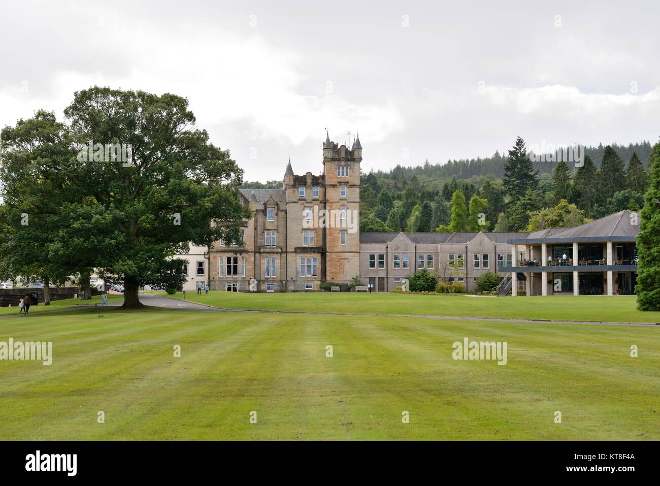 The Cameron house hotel before the destructive fire in 2017. Alexandria