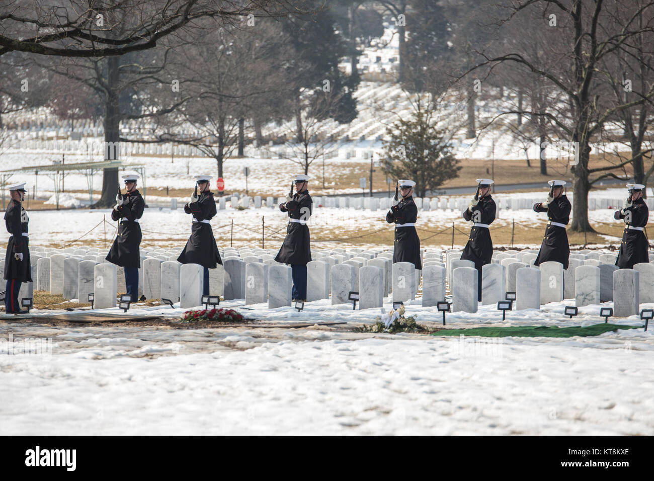 21 gun salute marines hi-res stock photography and images - Alamy