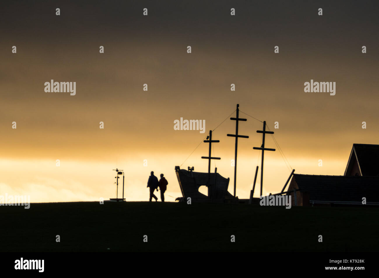 Ballywalter, Co Down, N Ireland, UK. 23rd Dec, 2017. Weather news. A mild and bright morning in Ballywalter, Northern Ireland. copyright Credit: gary telford/Alamy Live News Stock Photo