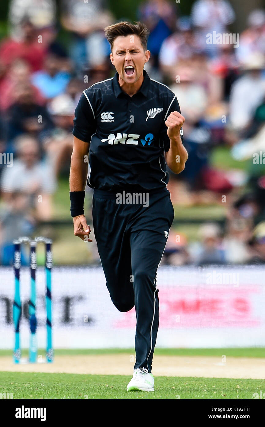 Hagley Oval, Christchurch, New Zealand. 23rd Dec, 2017. International