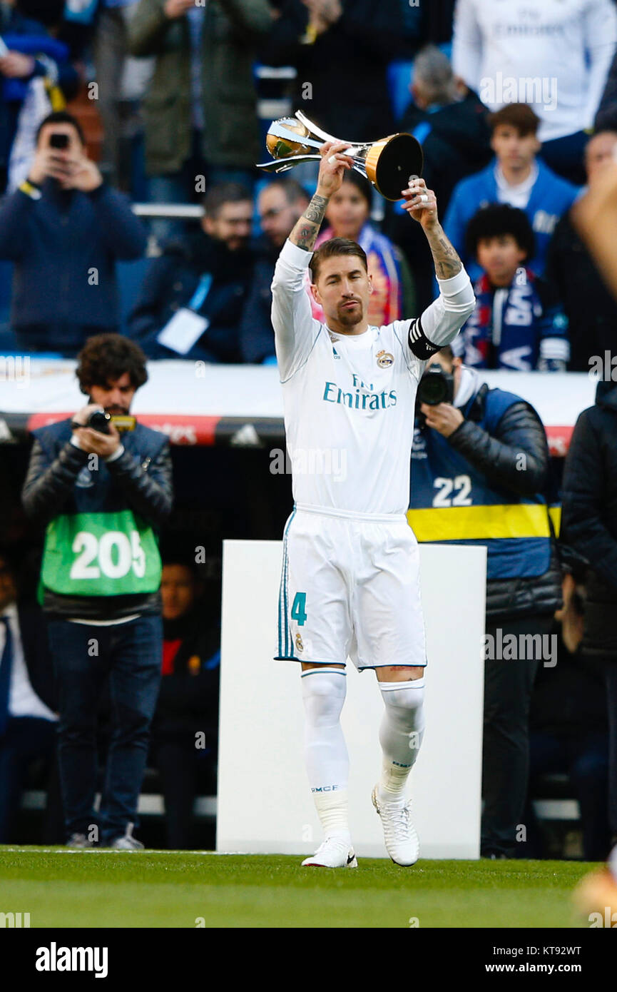Barcelona, Spain. 23rd Dec, 2017. Sergio Ramos Garcia of Real