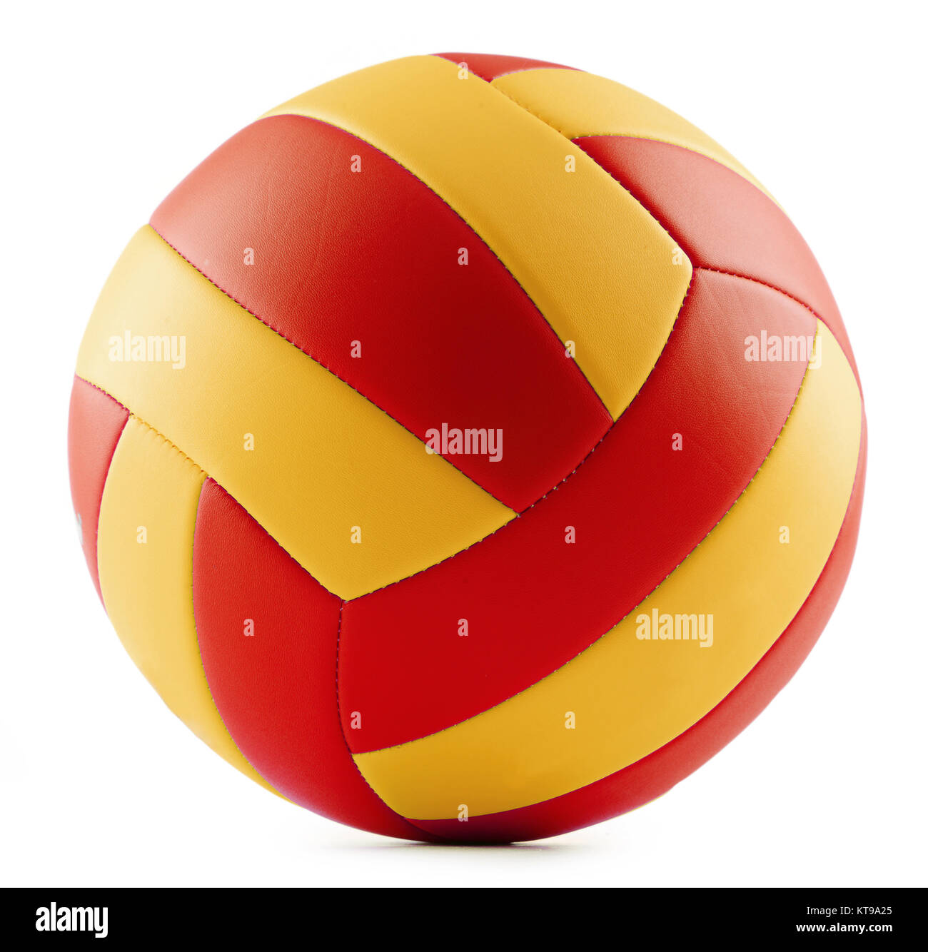 Leather volleyball isolated on a white background Stock Photo Alamy