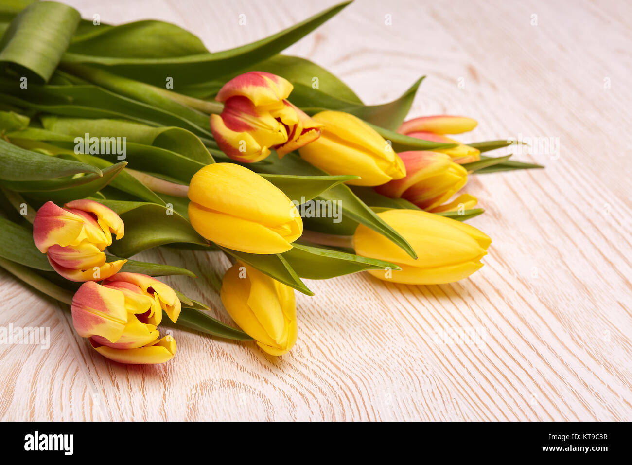 Bouquet of tulips Stock Photo - Alamy