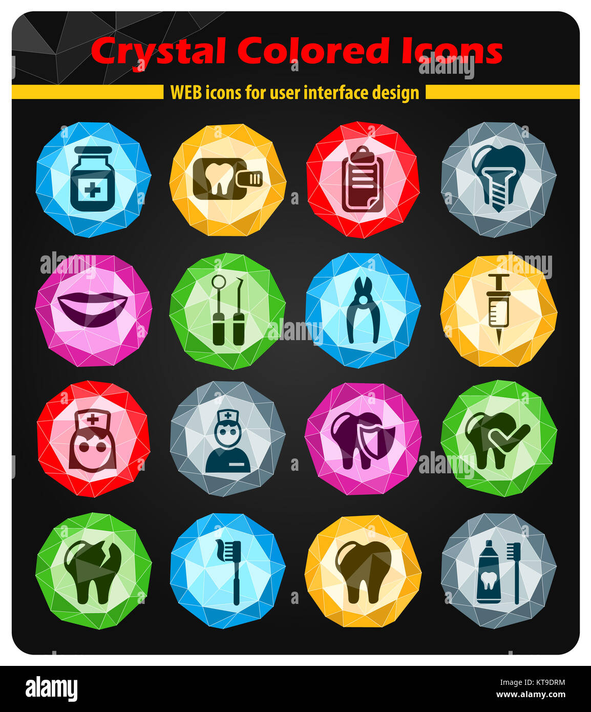 dental office icon set Stock Photo Alamy