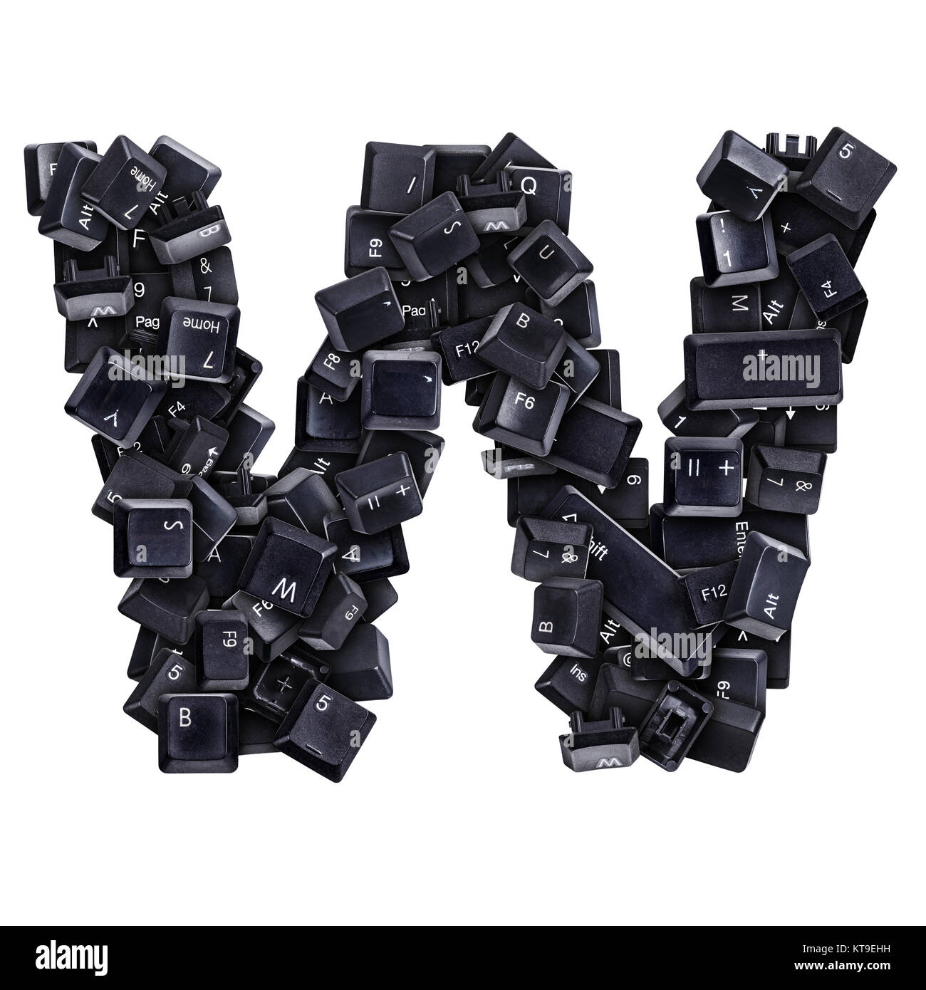 W typography font letter type hi-res stock photography and images - Alamy