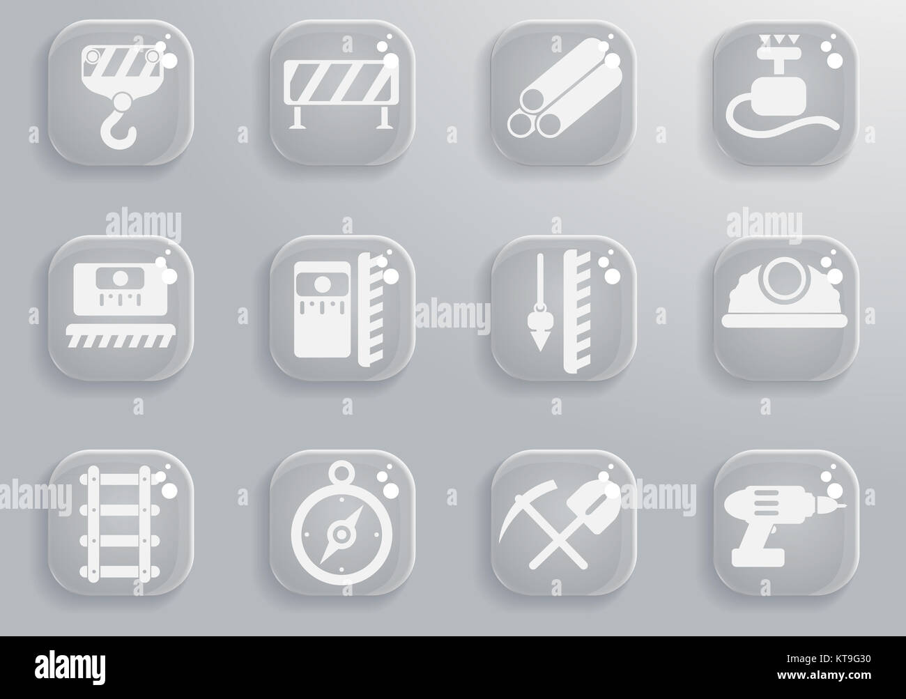 Symbols of building equipment Stock Photo - Alamy