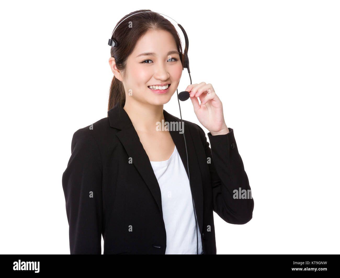 Customer services officer Stock Photo - Alamy