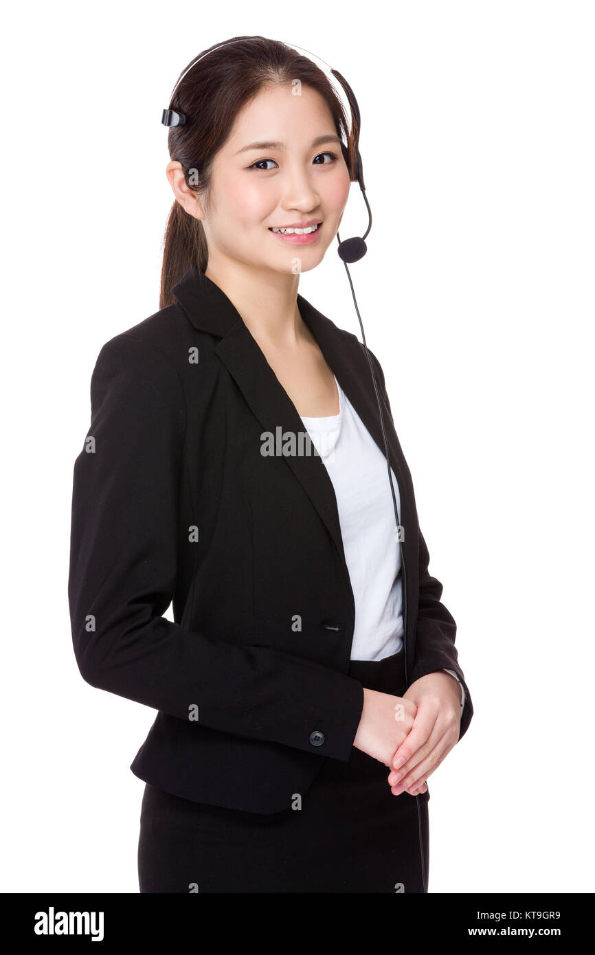 Customer Services officer Stock Photo Alamy