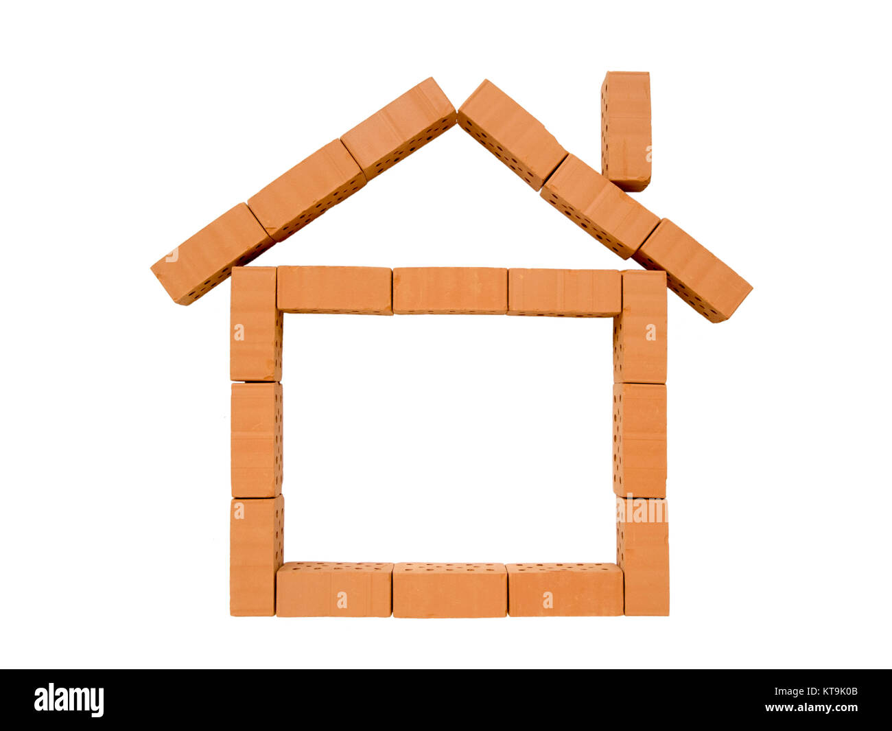 house minibrick with chimney Stock Photo