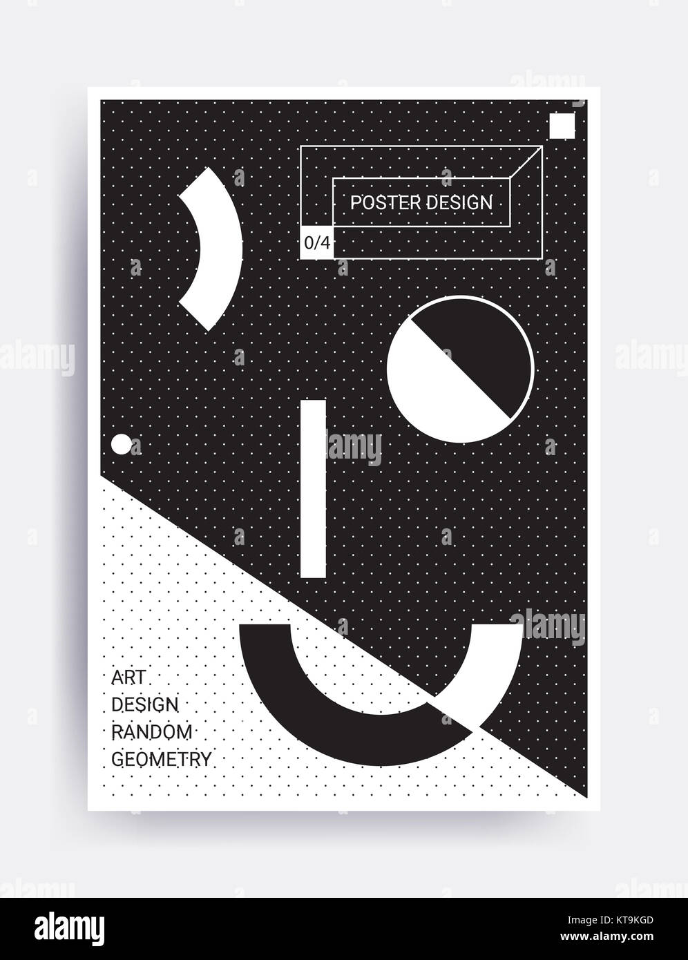 Bright vector design poster Stock Photo - Alamy
