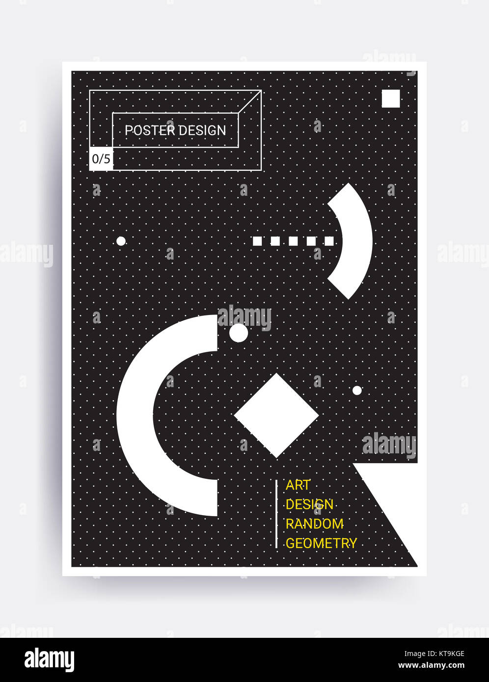 Bright vector design poster Stock Photo - Alamy