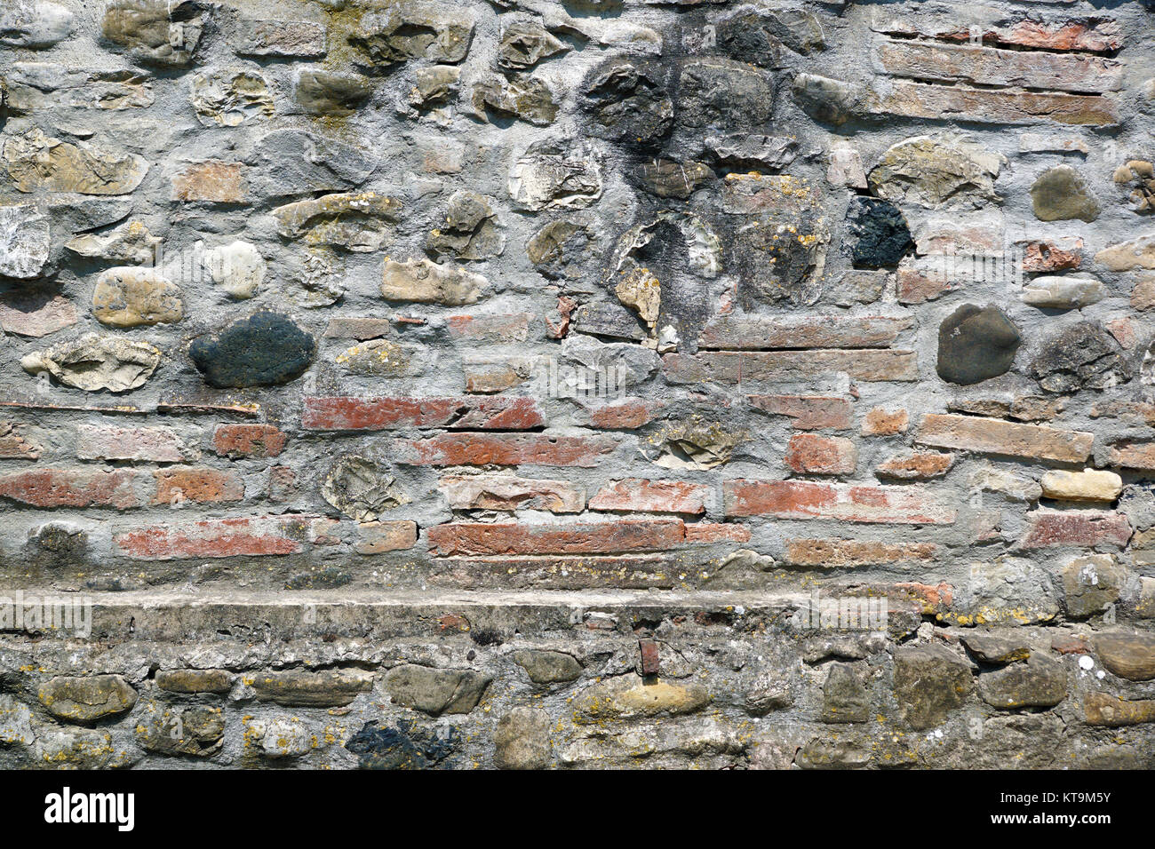 brick wall string course Stock Photo Alamy