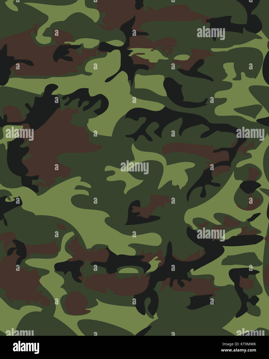 Camouflage pattern background seamless vector illustration. Clas Stock ...