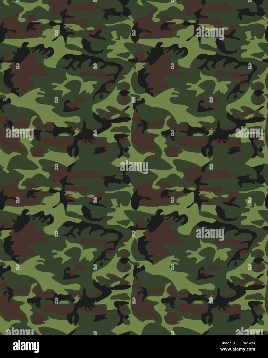 Camouflage pattern background seamless vector illustration. Clas Stock ...