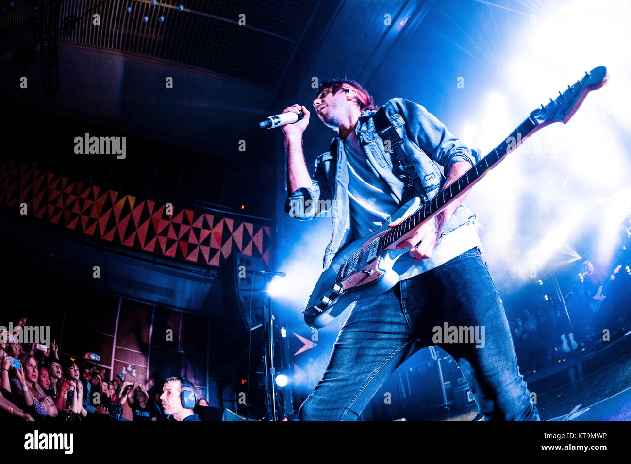 Denmark, Copenhagen October 08, 2017. The American pop punk band All Time Low performs a live