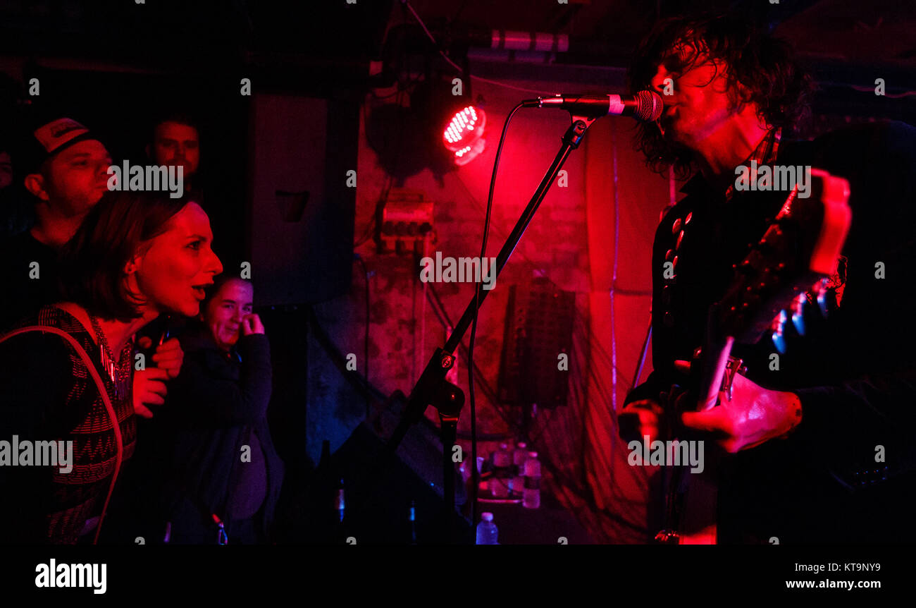The American punk rock band Beach Slang performs a live concert at
