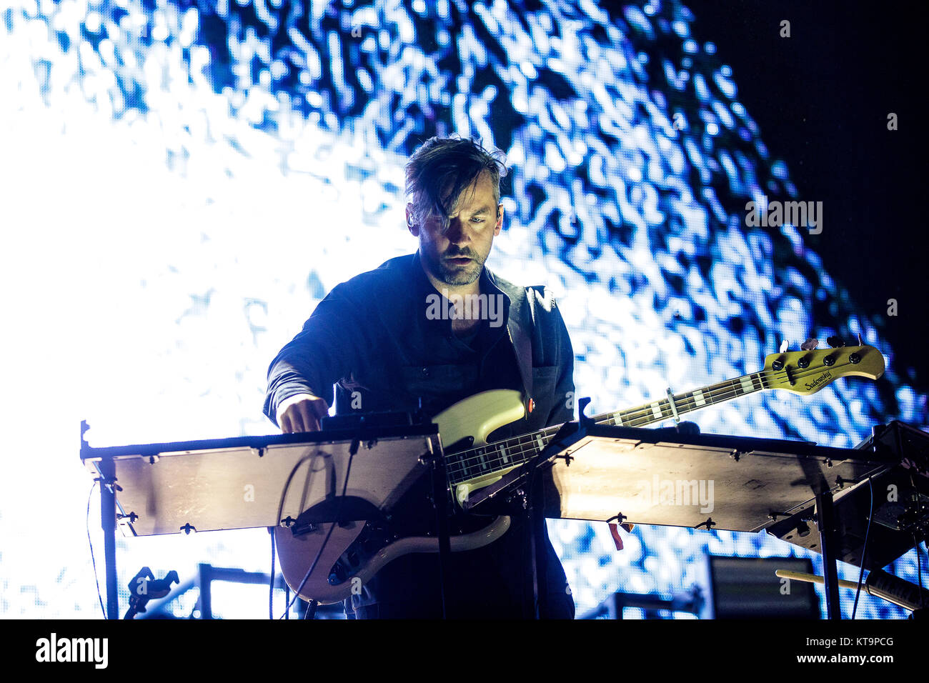 The British musician, DJ and music producer Bonobo performs a live