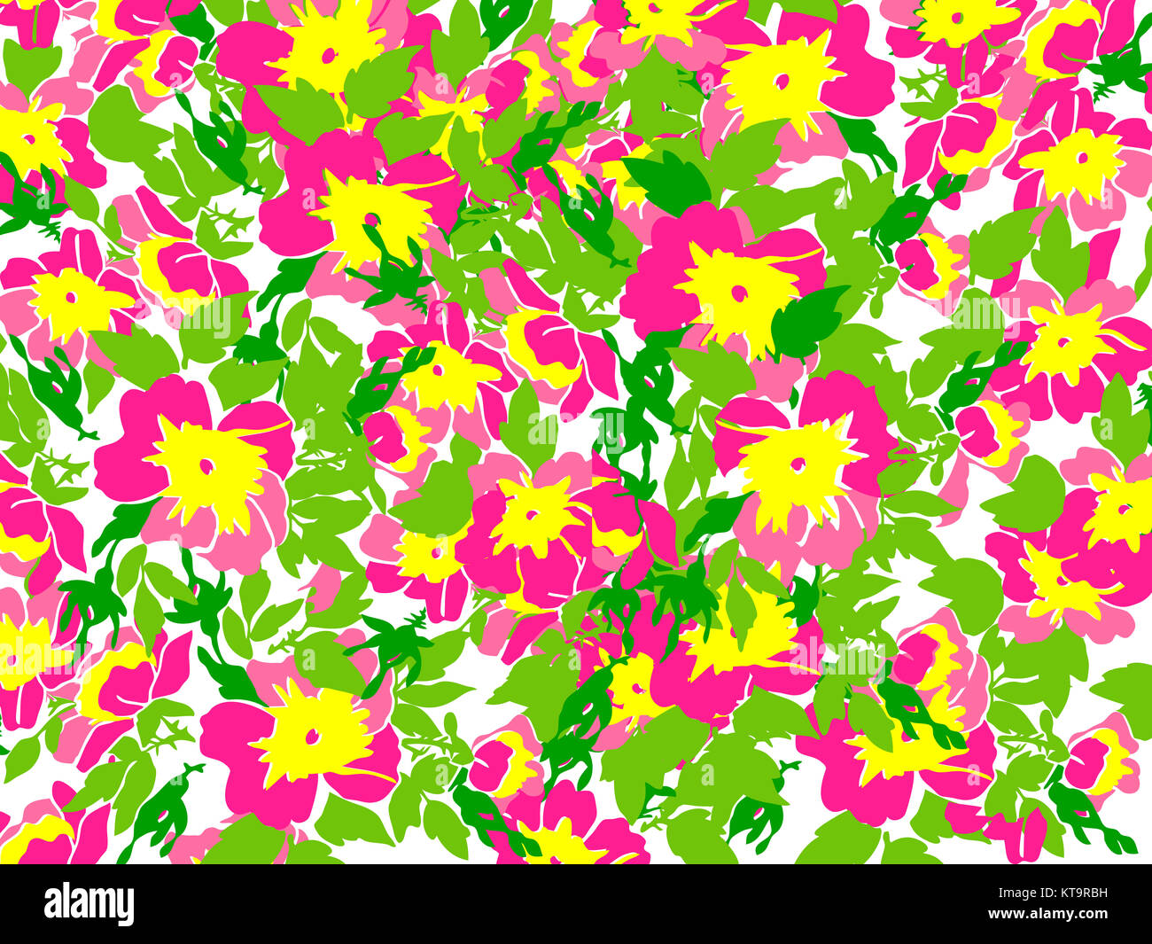 Vector round frame isolated with summer flowers in vintage style Stock ...