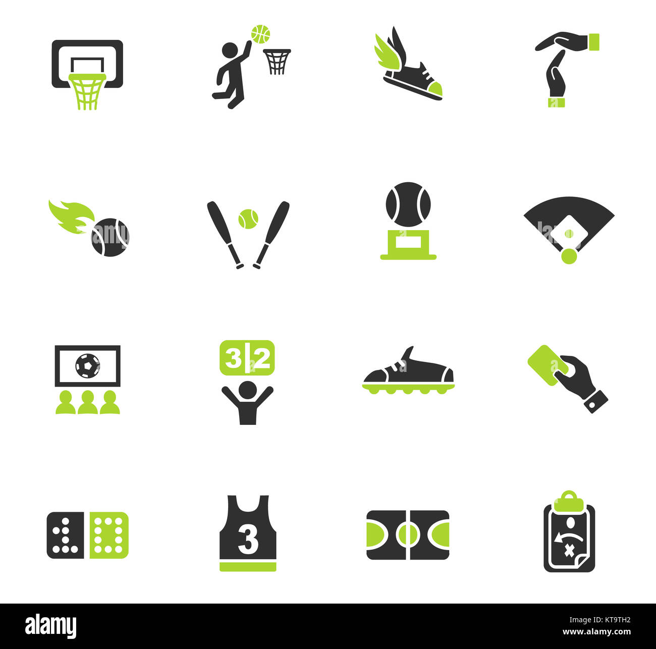 sport icon set Stock Photo Alamy