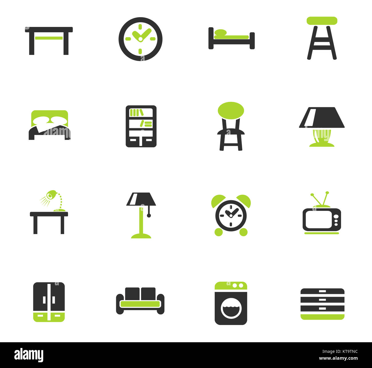 furniture icon set Stock Photo Alamy