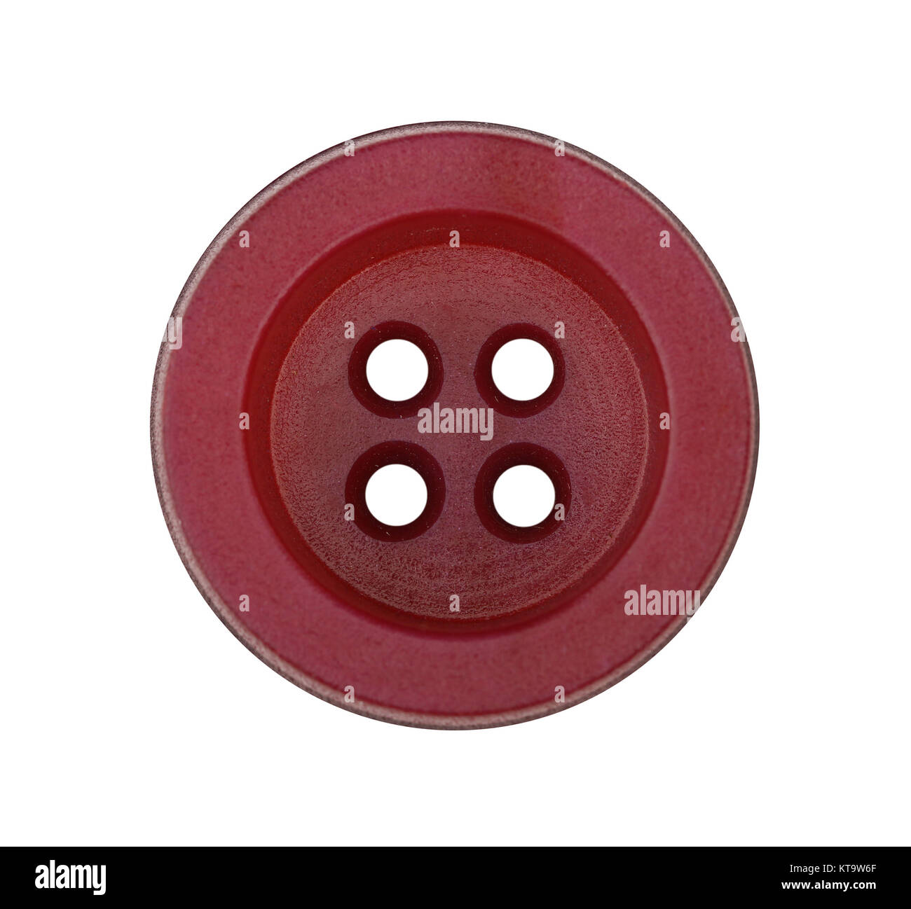 Red button on white background Stock Photo - Alamy