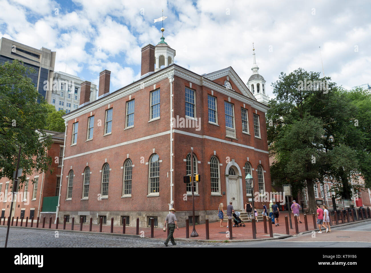 Old City Hall, Independence Hall National Historic Park in Philadelphia, Pennsylvania, United States. Stock Photo
