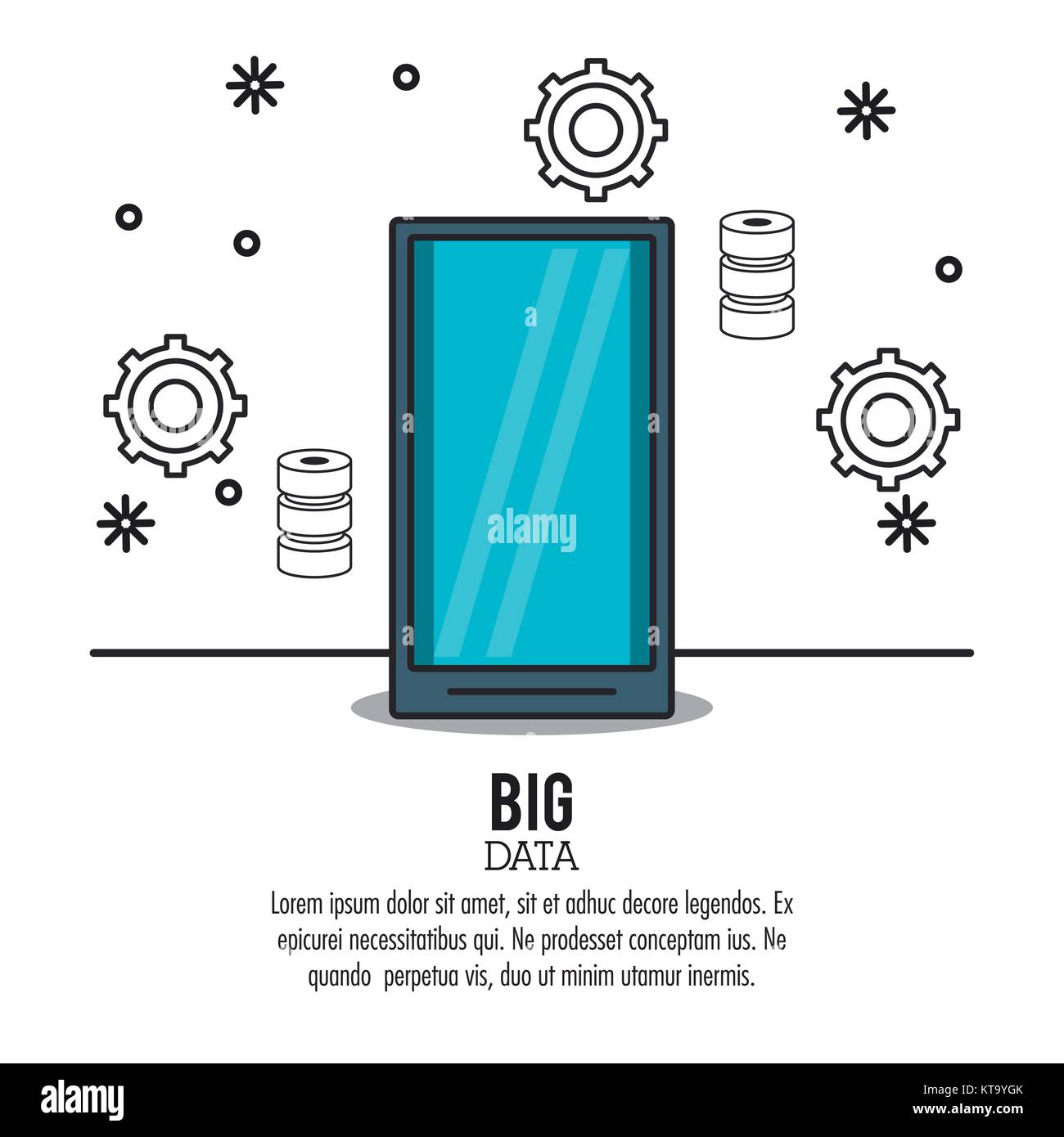 Big data technology Stock Vector Image & Art - Alamy