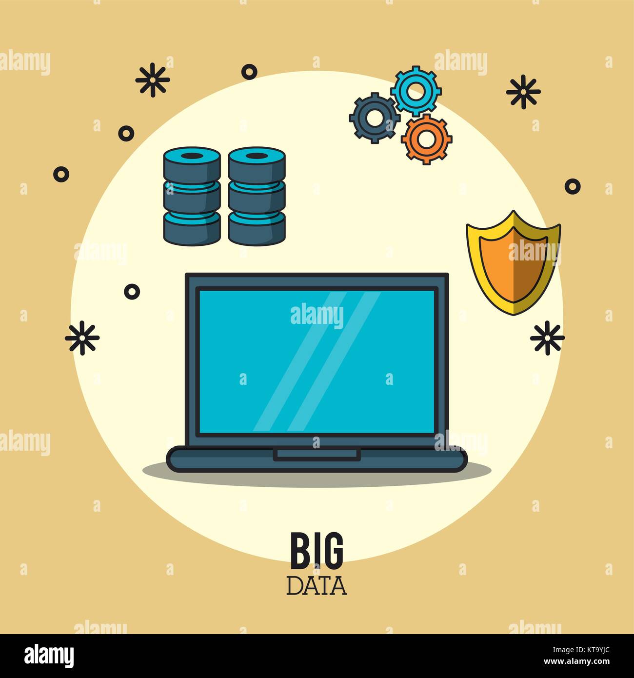 Big data technology Stock Vector Image & Art - Alamy