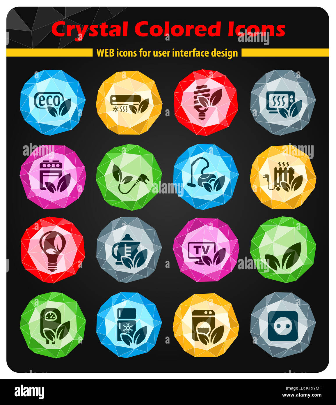 eco icon set Stock Photo - Alamy