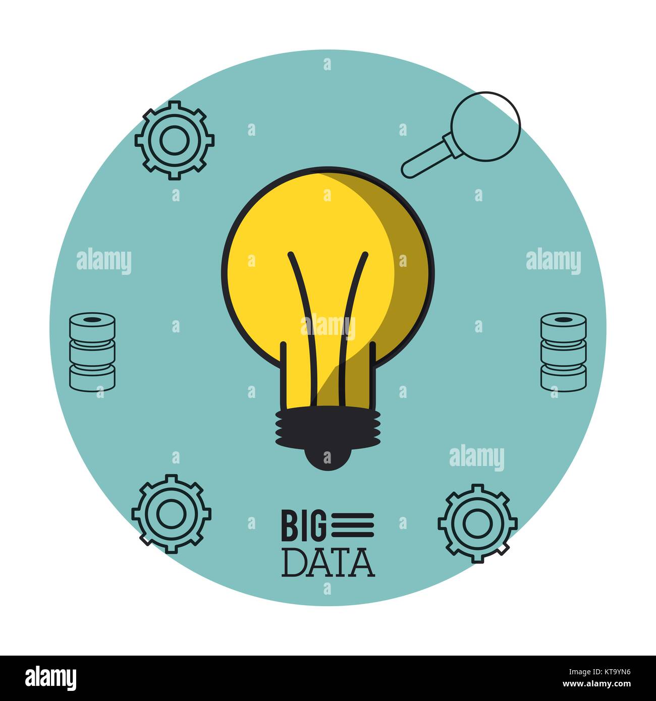 Big data technology Stock Vector Image & Art - Alamy