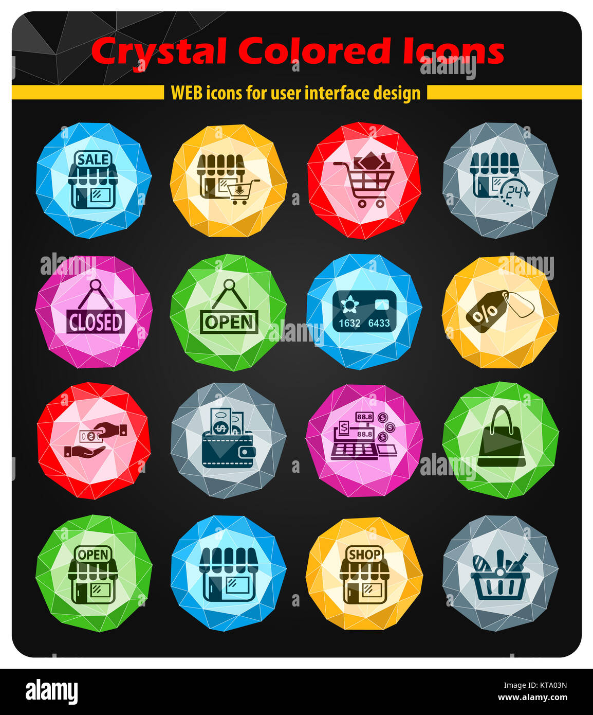 shop icon set Stock Photo - Alamy