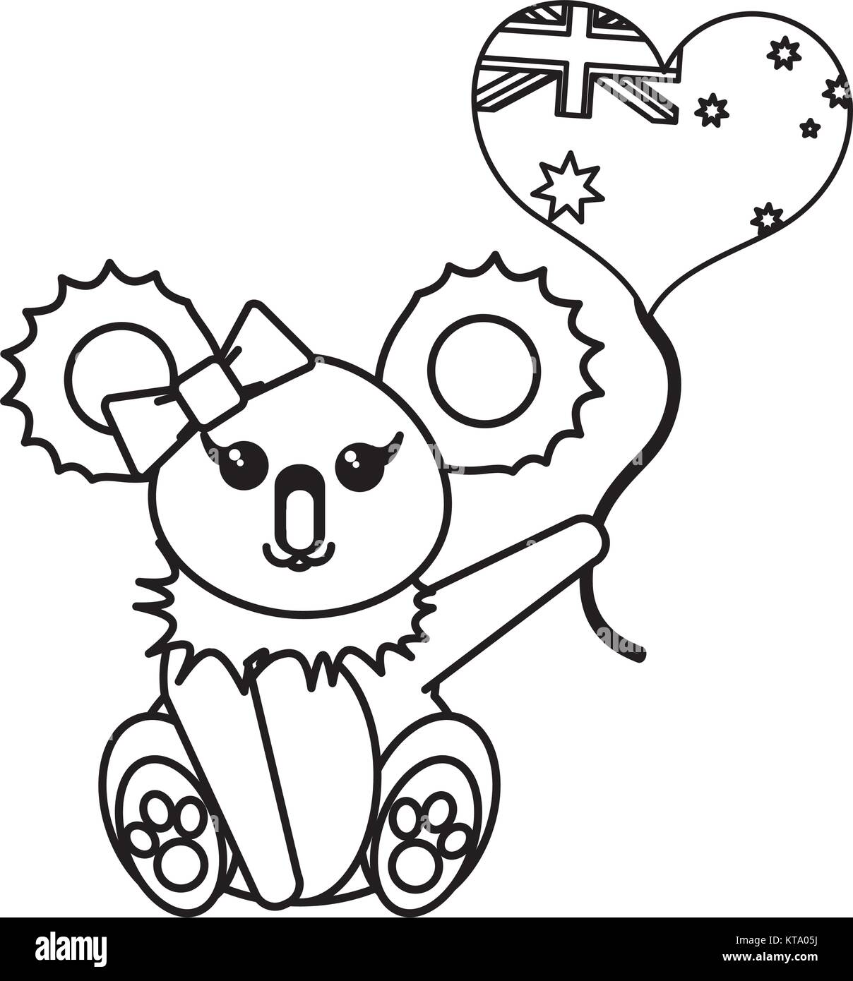 Australian koala design Stock Vector Image & Art - Alamy