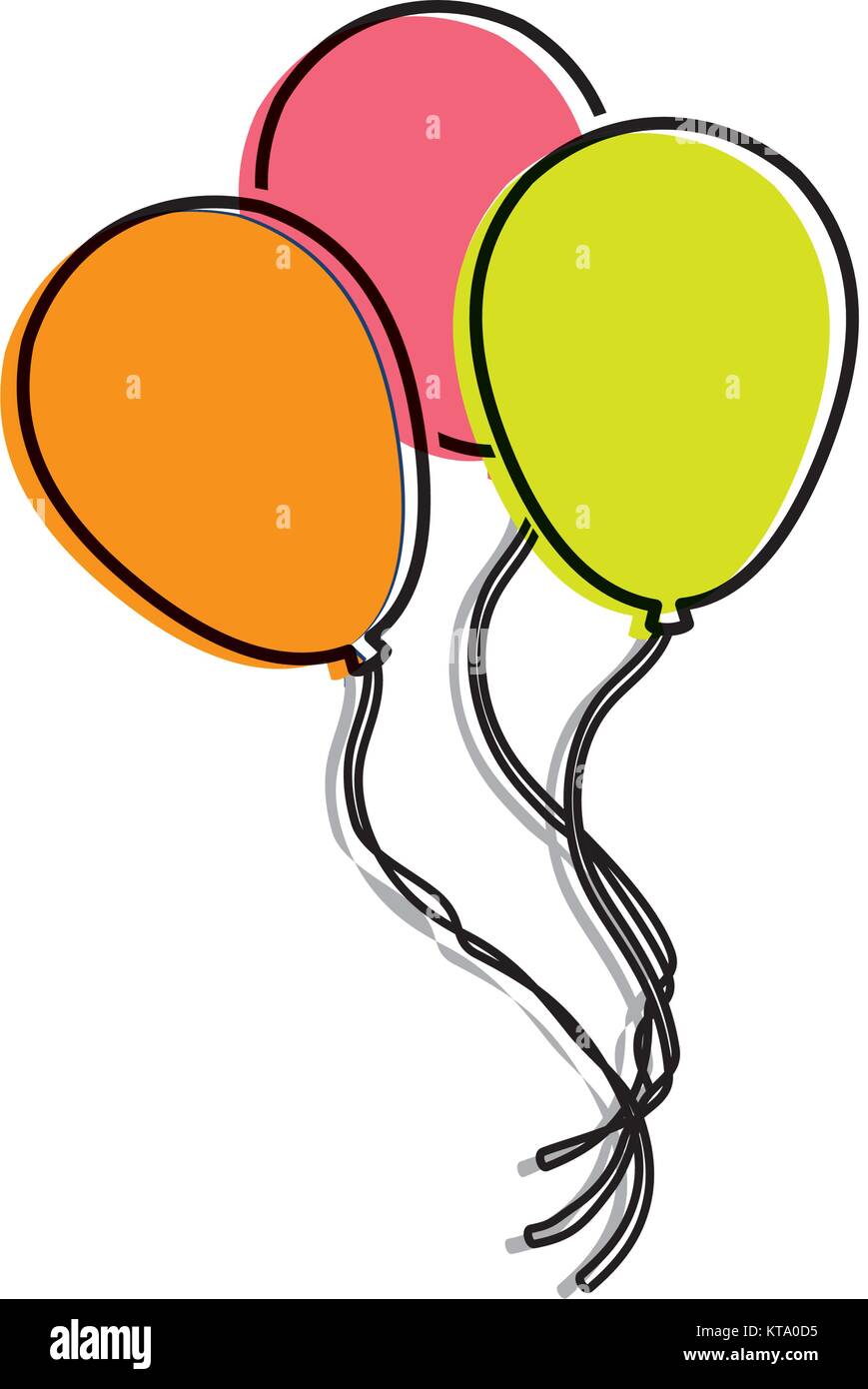 Isolated balloon design Stock Vector Image & Art - Alamy