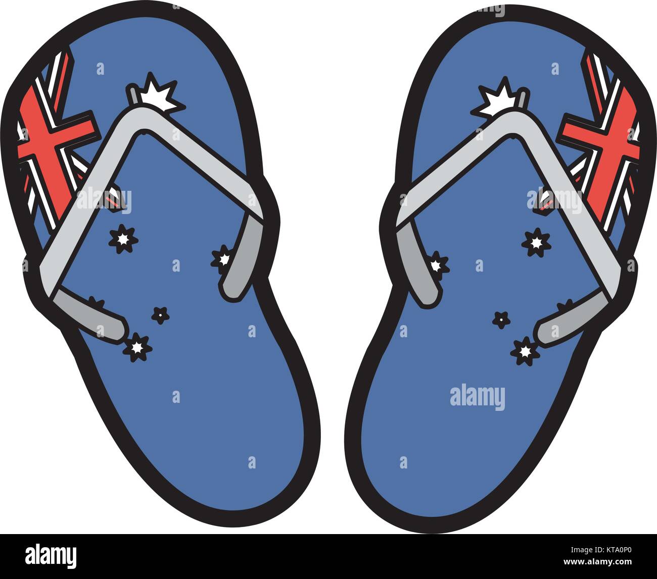 Australian sandals design Stock Vector Image & Art Alamy