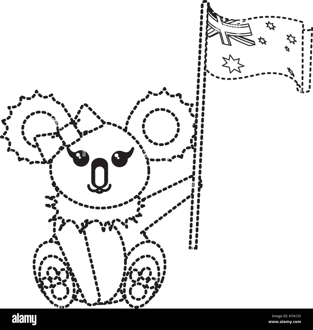Australian koala design Stock Vector Image & Art - Alamy