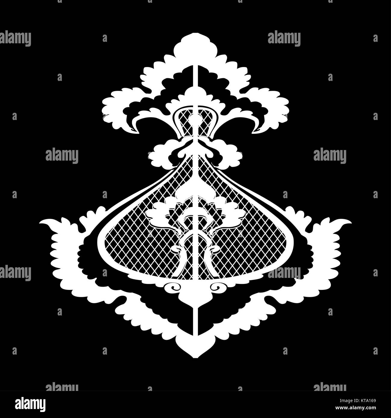 floral pattern vector vintage Stock Photo - Alamy