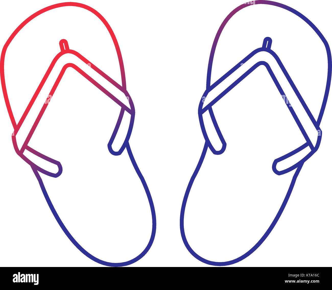Isolated sandals design Stock Vector Image & Art - Alamy