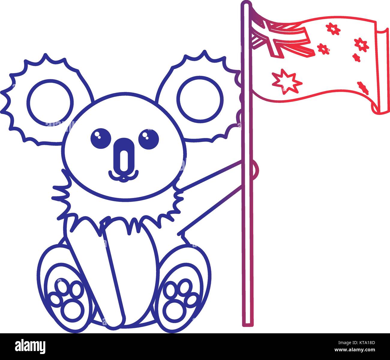 Australian koala design Stock Vector Image & Art - Alamy