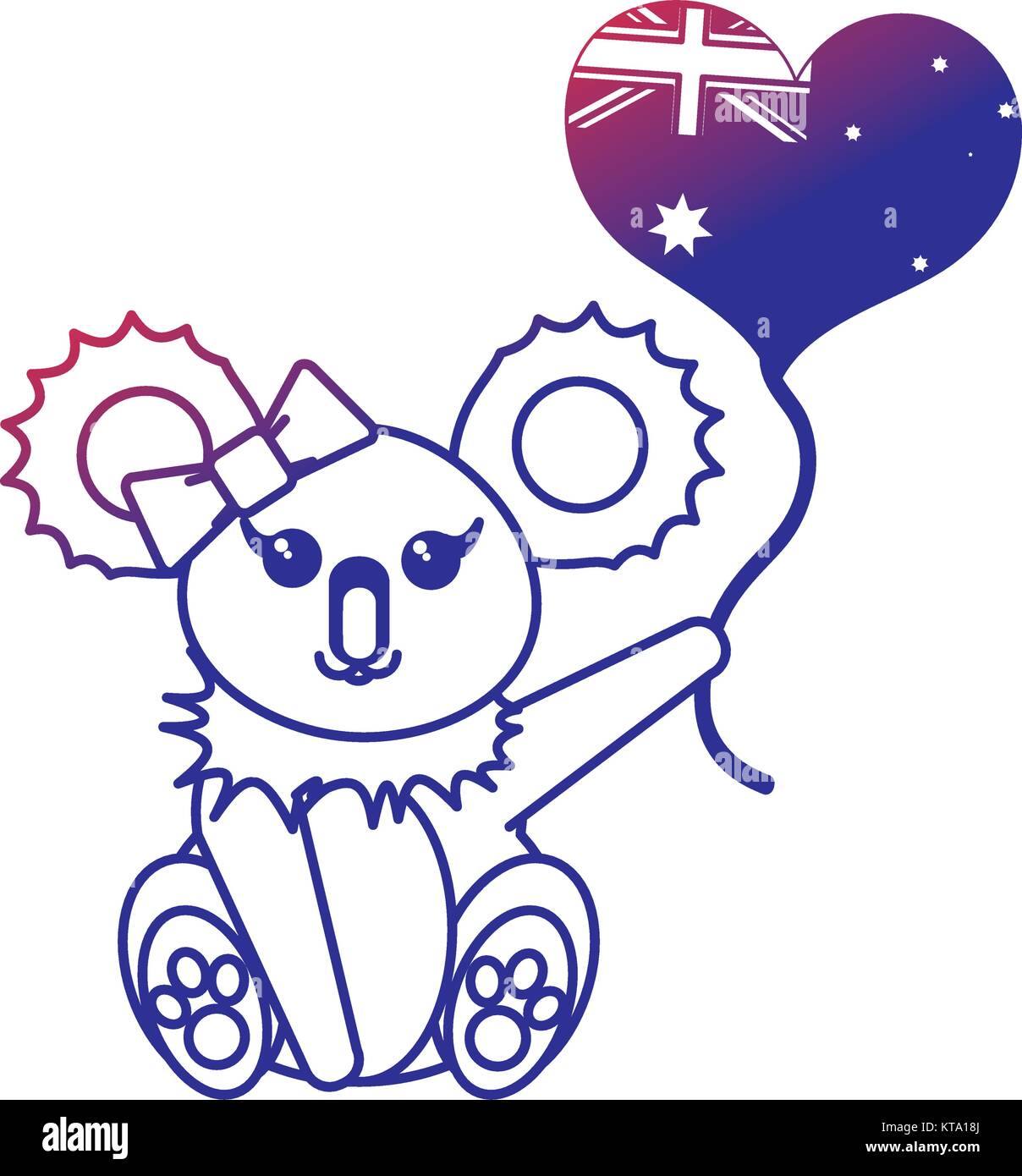 Australian koala design Stock Vector Image & Art - Alamy