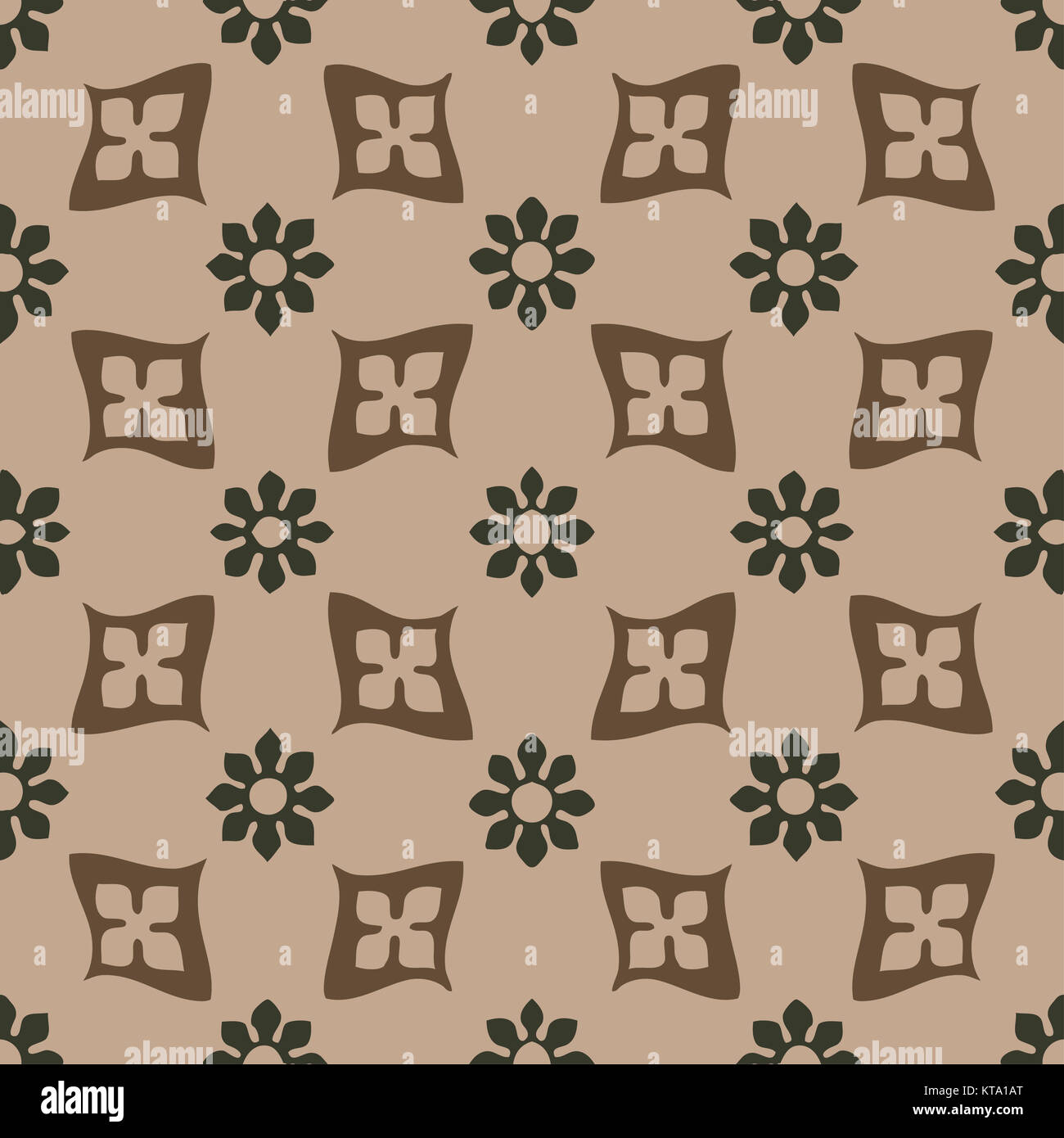 floral seamless pattern vector vintage Stock Photo - Alamy