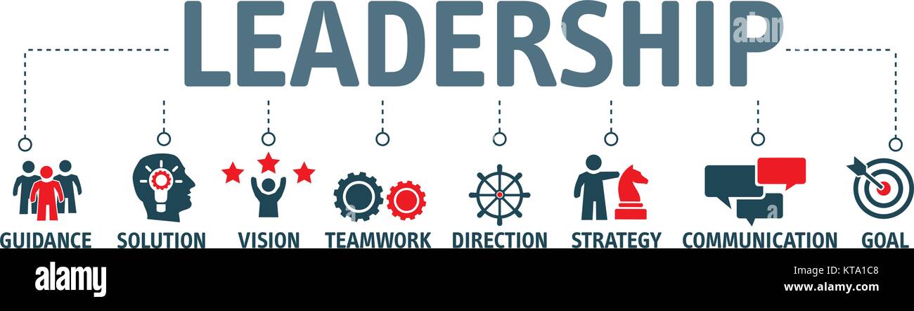 Illustration leadership concept Stock Vector Images - Alamy