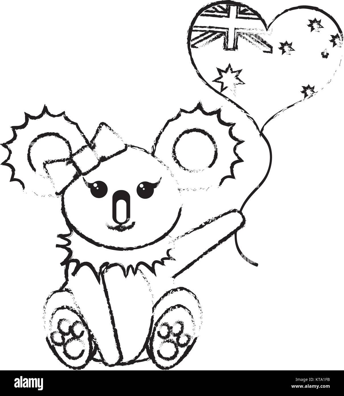 Australian koala design Stock Vector Image & Art - Alamy