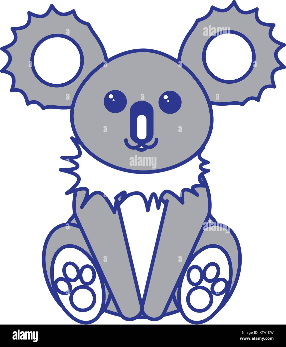 Koala cartoon design Stock Vector Image & Art - Alamy