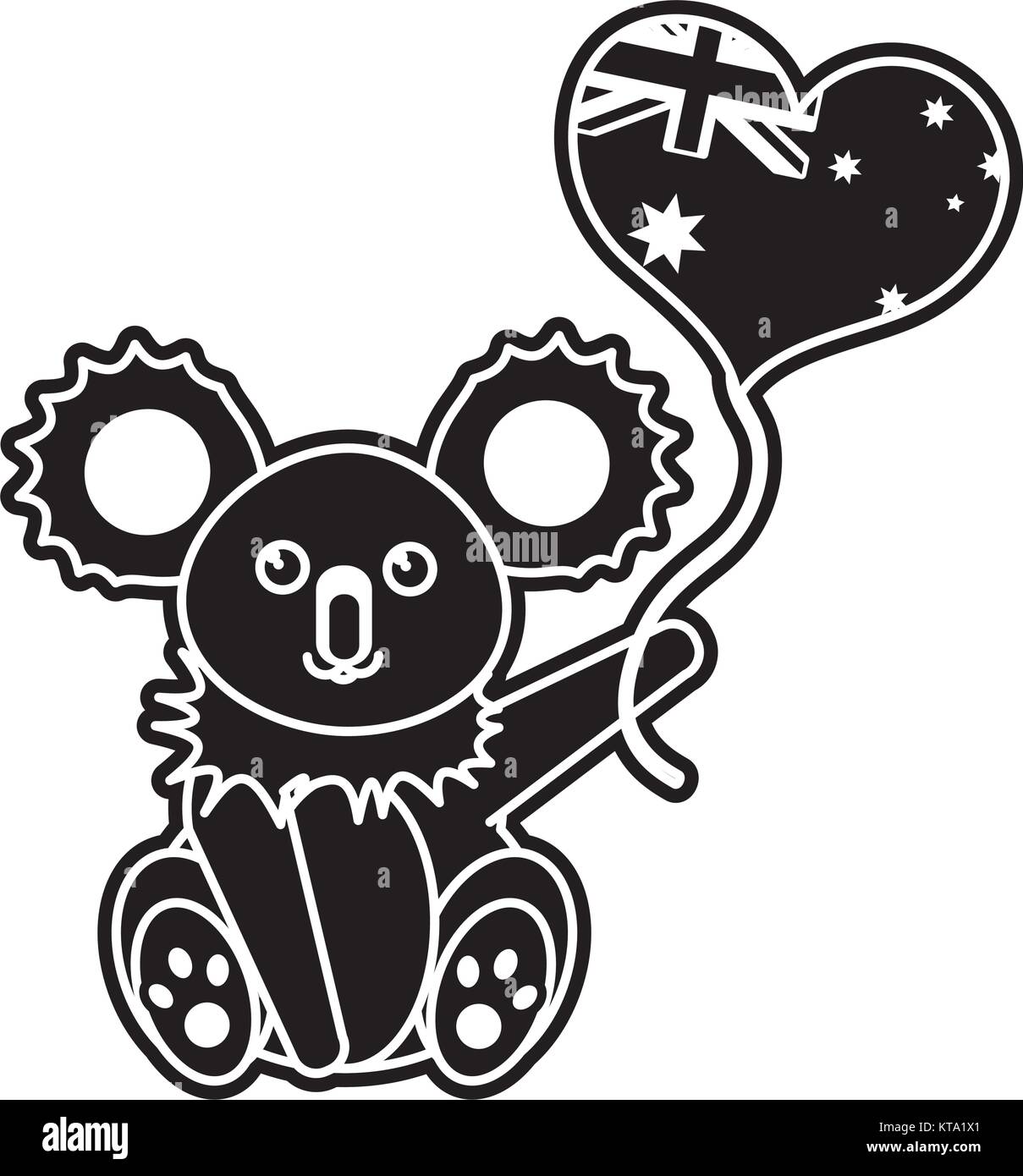 Australian koala design Stock Vector Image & Art - Alamy