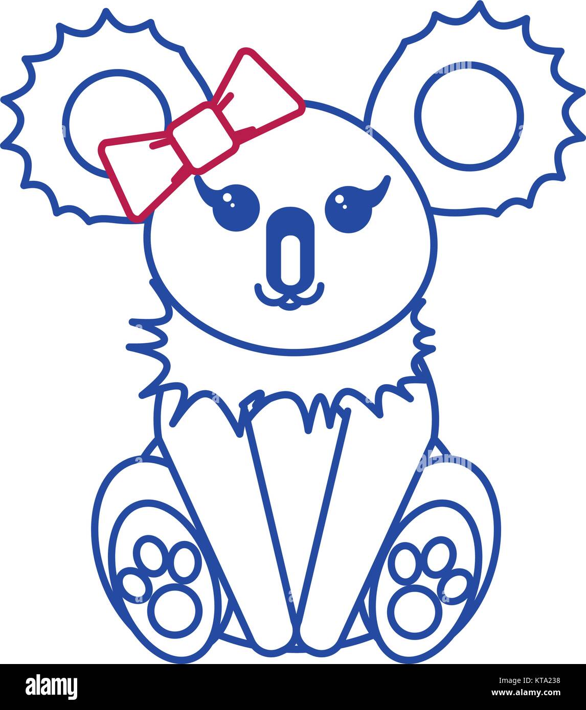 Koala cartoon design Stock Vector Image & Art Alamy