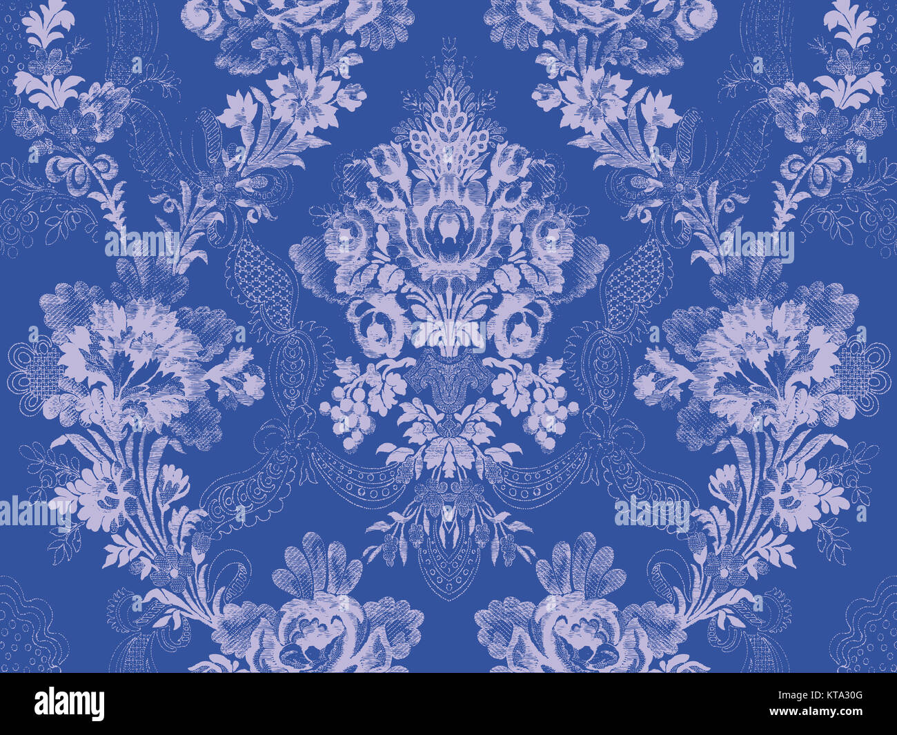 Victorian floral pattern, abstract flower rose fashion seamless Stock Photo Alamy