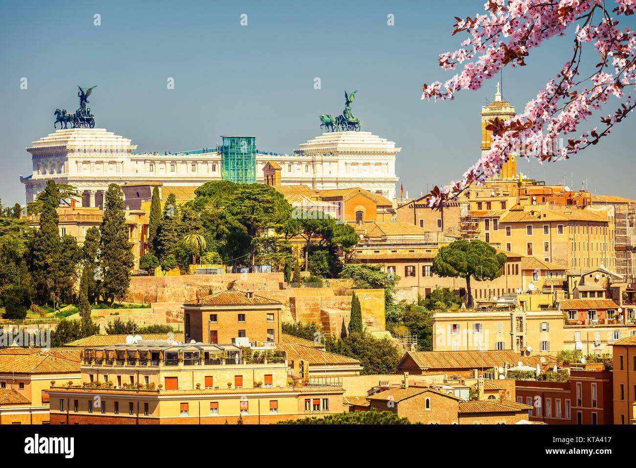 Spring Landscape Rome Rome apple tree hi-res stock photography and images - Alamy
