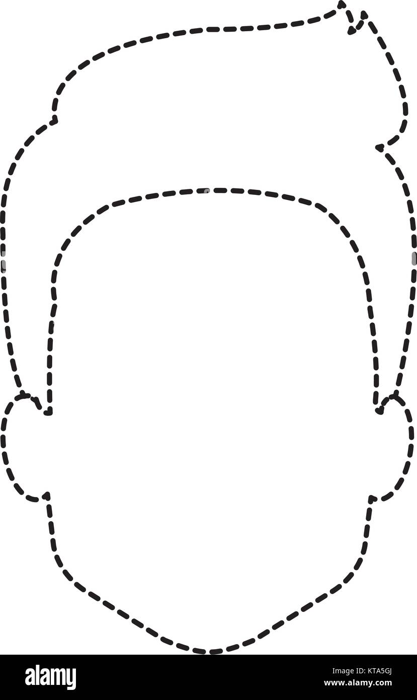 young man head avatar character vector illustration design Stock Vector